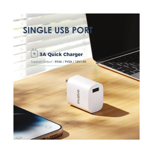 Oraimo (OCW-I97S+C53) 18W Type-C Fast Charger - Image 4