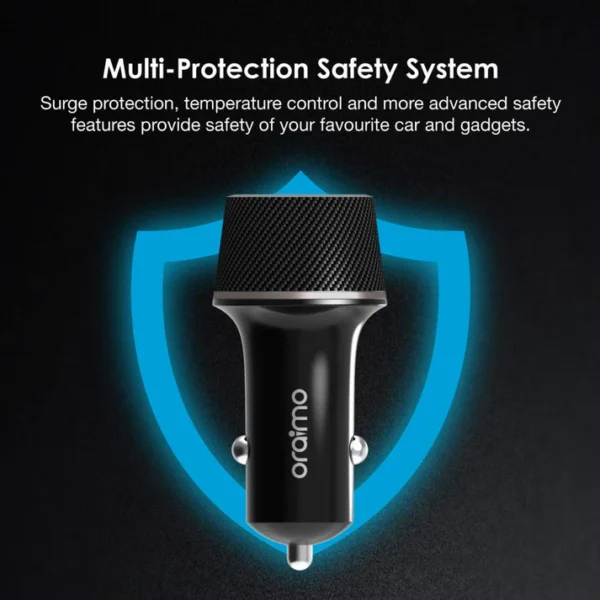 ORAIMO 2.4 Amp Turbo Car Charger (OCC-21D) - Image 3