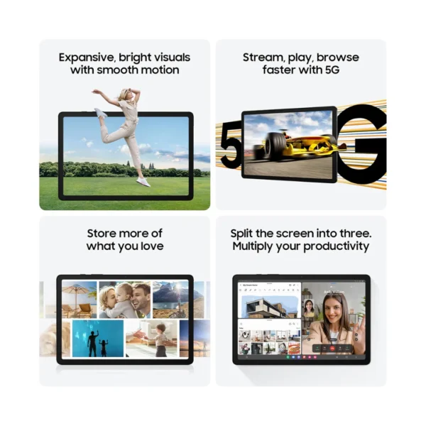 Samsung Galaxy Tab A9+ 8GB Ram, 128GB Storage (Wi-Fi + 5G) - Image 4