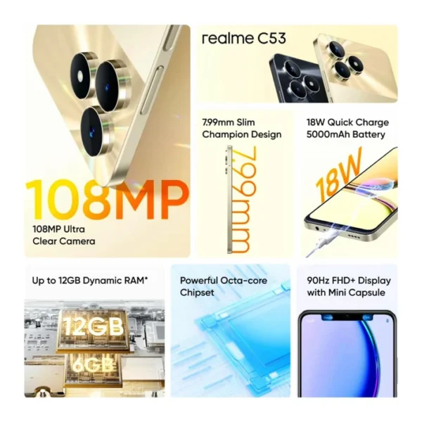 Realme C53 4GB Ram, 128GB Storage - Image 3