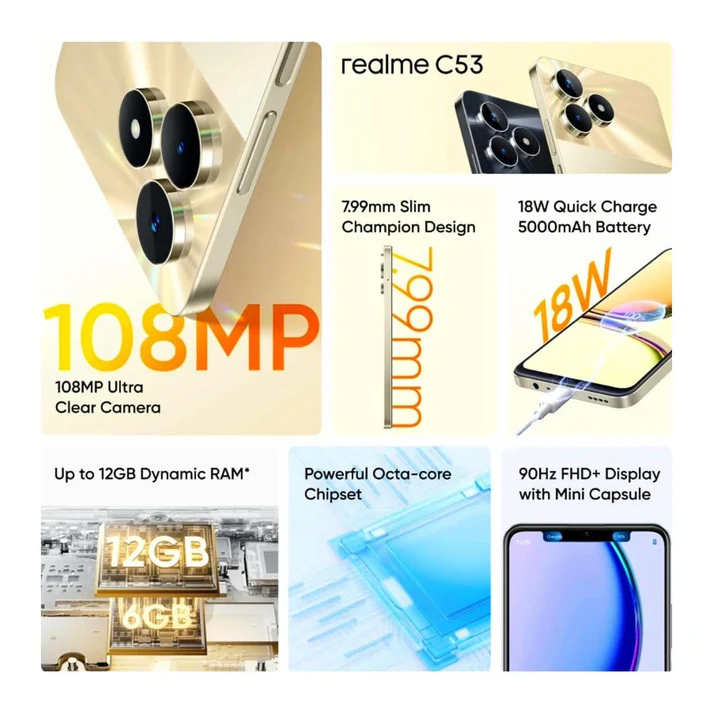 Realme C53 6GB Ram, 64GB Storage - Image 4
