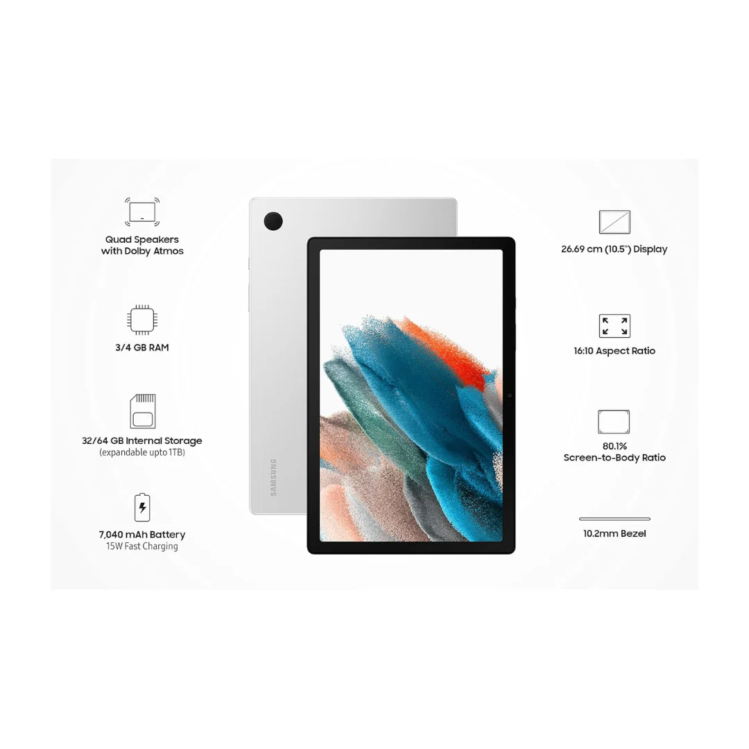 Samsung Galaxy Tab A8 4GB Ram, 64GB Storage (Wi-Fi) - Image 4